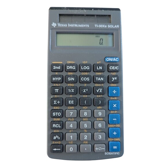 Texas Instruments TI-35Xa Scientific Calculator With Cover & Reference Card - Picture 2 of 7